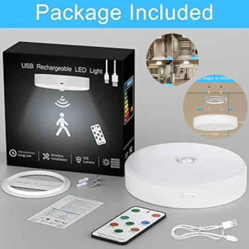 چراغ سنسور حرکت TOOWELL با نور LED و کنترل از راه دور